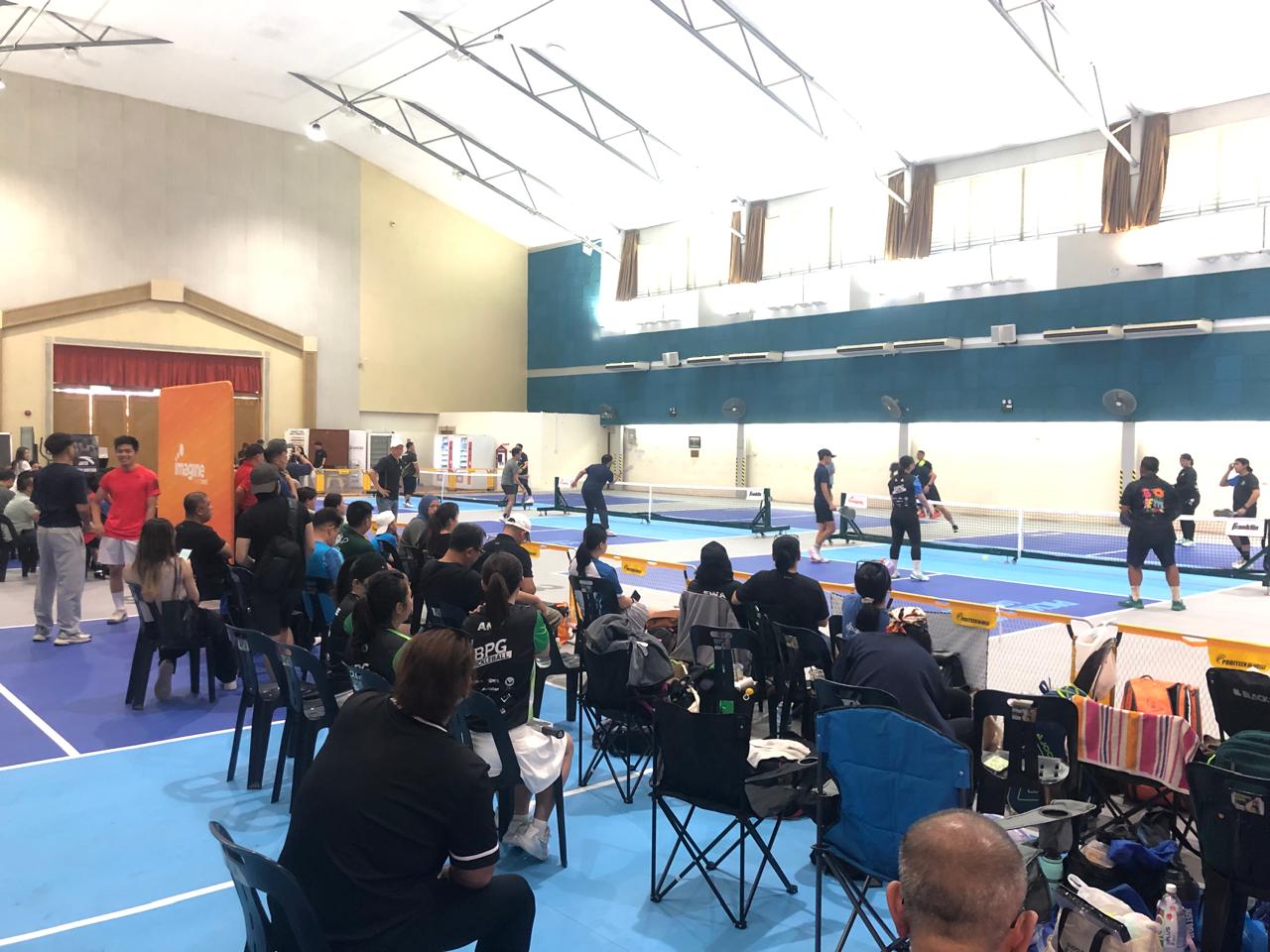 Spectators watching Acar Cup matches